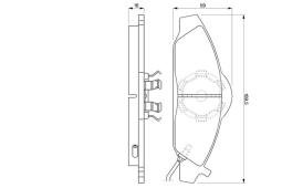 KLOCKI HAM./PRZ/ SSANGYONG MUSSO 96- PG 1.1. 0 986 424 551