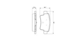 KLOCKI HAM./TYŁ/ OPEL CORSA 1,7CDTI 06- /0 986 494 222/ PG 1.1. 0 986 494 094