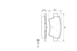 KLOCKI HAM./TYŁ/ FIAT GRANDE PUNTO 05- PG 1.1. 0 986 494 072