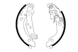 SZCZĘKI HAM.FORD FIESTA 1,2-1,8 00- /180X29 PG 1.4. 0 986 487 624