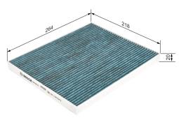 FILTR KABINY FIAT LINEA 07- /ANTYALERGICZNY FILTER+/ PG8.5 0 986 628 514
