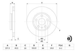 TARCZA HAM./PRZ/ FIAT SCUDO,CITROEN PG 1.2. 0 986 478 896
