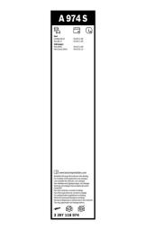 PIÓRA WYCIER. 530MM/475MM 2SZT VW POLO  05- PG10.2. 3 397 118 974   AERO