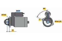 ROZRUSZNIK /BOSCH PROGRAM BX/ PG12.3. 0 986 018 480          BX