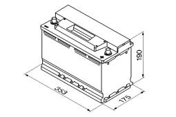 AKUMULATOR 90AH/720A P+ /353X175X190/ /BOSCH S3/ BOSCH 0 092 S30 130