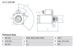 ROZRUSZNIK /BOSCH PROGRAM BX/ PG12.3. 0 986 018 360          BX