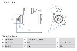 ROZRUSZNIK /BOSCH PROGRAM BX/ PG12.3. 0 986 018 040          BX