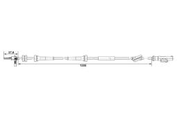 CZUJNIK ABS ALFA ROMEO 156 1,9-2,4JTD 03- /TYŁ/ PG 1.7. 0 265 007 488