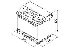 AKUMULATOR 63AH/610A L+ /242x175x190/ /BOSCH S5/ BOSCH 0 092 S50 060