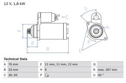 ROZRUSZNIK /BOSCH PROGRAM BX/ PG12.3. 0 986 015 970          BX