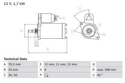 ROZRUSZNIK /BOSCH PROGRAM BX/ PG12.3. 0 986 013 050          BX