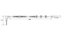 CZUJNIK ABS FIAT DUCATO 2,3JTD 06-      /PRZ/ PG 1.7. 0 265 007 685