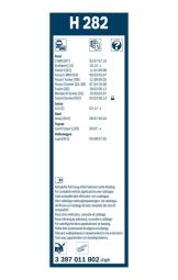 PIÓRO WYCIERACZKI 280MM 1SZT PG10.1 3 397 011 802