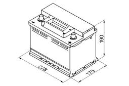 AKUMULATOR 70AH/640A P+ /278X175X190/ /BOSCH S3/ BOSCH 0 092 S30 080