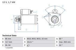 ROZRUSZNIK /BOSCH PROGRAM BX/ PG12.3. 0 986 013 200          BX