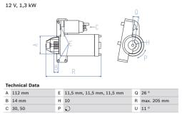 ROZRUSZNIK PG12.3. 0 986 023 480          BX