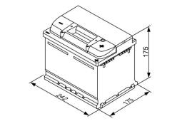 AKUMULATOR 53AH/470A P+ /242X175X175/ /BOSCH S3/ BOSCH 0 092 S30 041