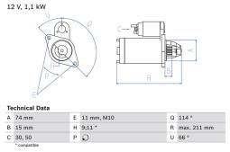 ROZRUSZNIK /BOSCH PROGRAM BX/ PG12.3. 0 986 018 480          BX