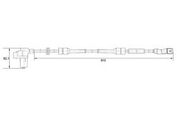 CZUJNIK ABS FIAT SCUDO 1,9JTD 00- PG 1.7. 0 265 006 388