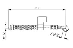 PRZEWÓD HAM./PRZ/ HYUNDAI ACCENT 94-00  /L+P/ PG 1.5. 1 987 476 900
