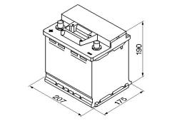 AKUMULATOR 45AH/400A L+ /207X175X190/ /BOSCH S3/ BOSCH 0 092 S30 030