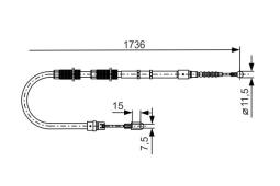 LINKA HAM.AUDI A4 03-06 /L+P/ PG 1.9. 1 987 477 257