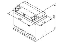 AKUMULATOR 45AH/300A L+ /219X135X225//BOSCH S3/ BOSCH 0 092 S30 170