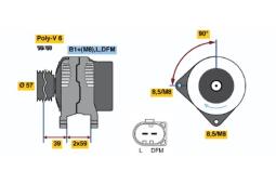 ALTERNATOR PG12.2. 0 124 525 094
