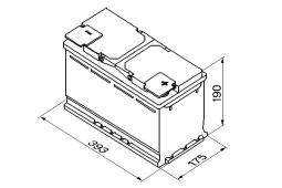 AKUMULATOR 110AH/920A P+ /393X175X190/ /BOSCH S5/ BOSCH 0 092 S50 150