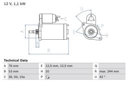 ROZRUSZNIK /BOSCH PROGRAM BX/ PG12.3. 0 986 016 110          BX