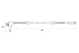 CZUJNIK ABS FIAT SCUDO 1,9-2,0JTD 16V 00- PG 1.7. 0 265 006 504