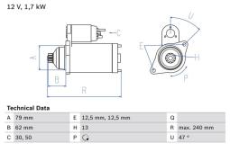 ROZRUSZNIK PG12.3 0 986 025 150          BX
