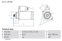 ROZRUSZNIK /BOSCH PROGRAM BX/ PG12.3. 0 986 017 000          BX