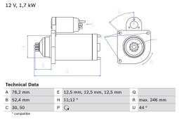 ROZRUSZNIK PG12.3 0 986 024 100          BX