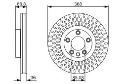 TARCZA HAM./PRZ/ VW TOUAREG 03- PG 1.2. 0 986 479 A33