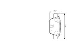KLOCKI HAM./TYŁ/ FIAT STILO 01- PG 1.1. 0 986 424 594