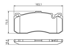 KLOCKI HAM./PRZ/ BMW 1 06- PG 1.1. 0 986 494 428