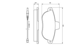 KLOCKI HAM./PRZ/ FIAT SCUDO /BDX/ PG 1.1. 0 986 424 415