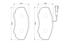 KLOCKI HAM./PRZ/ CITROEN JUMPER 01- PG 1.1. 0 986 424 703