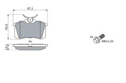 KLOCKI HAM./TYŁ/ CITROEN C8,FIAT ULYSSE PG 1.1. 0 986 424 751