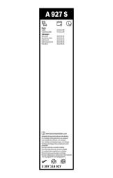 PIÓRA WYCIER. 530MM/475MM 2SZT VW GOL IV/AEROTWIN//BOCZNE MOCOWANIE/ PG10.2. 3 397 118 927   AERO    5
