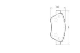 KLOCKI HAM./PRZ/ FIAT 500 1.4 16V 07- PG 1.1. 0 986 424 784