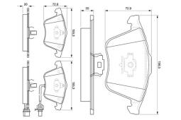 KLOCKI HAM./PRZ/ VW 1,6FSI-2,0TFSI 05- PG 1.1. 0 986 494 103