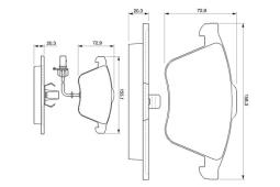 KLOCKI HAM./PRZ/ AUDI A6 01- PG 1.1. 0 986 424 779