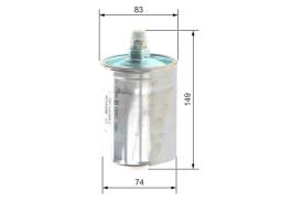 FILTR PALIWA DB BENZ.2,0-2,3 84- /W201/ PG8.4. 0 986 AF8 092