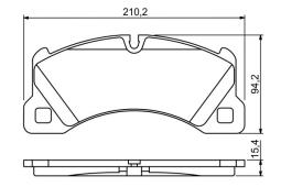 KLOCKI HAM./PRZ/ PORSCHE CAYENNE 02- PG 1.1. 0 986 494 206