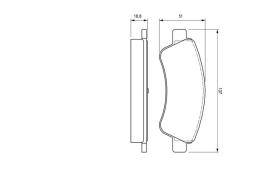 KLOCKI HAM./PRZ/ PEUGEOT 307 01- 2,0HDI PG 1.1. 0 986 424 571