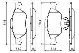KLOCKI HAM./PRZ/ PG 1.1. 0 986 494 512