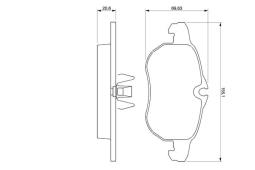 KLOCKI HAM./PRZ/ OPEL VECTRA 02- 1,8-2,2DTI PG 1.1. 0 986 424 677