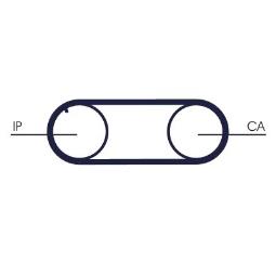 PASEK POMPY WTR.VW /077*20/ 2,4D-2,5D T4 CONTI CT645